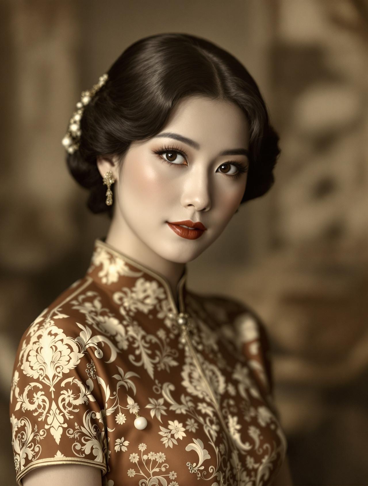 福利姬图片 - COS写真 - 复古旗袍写真